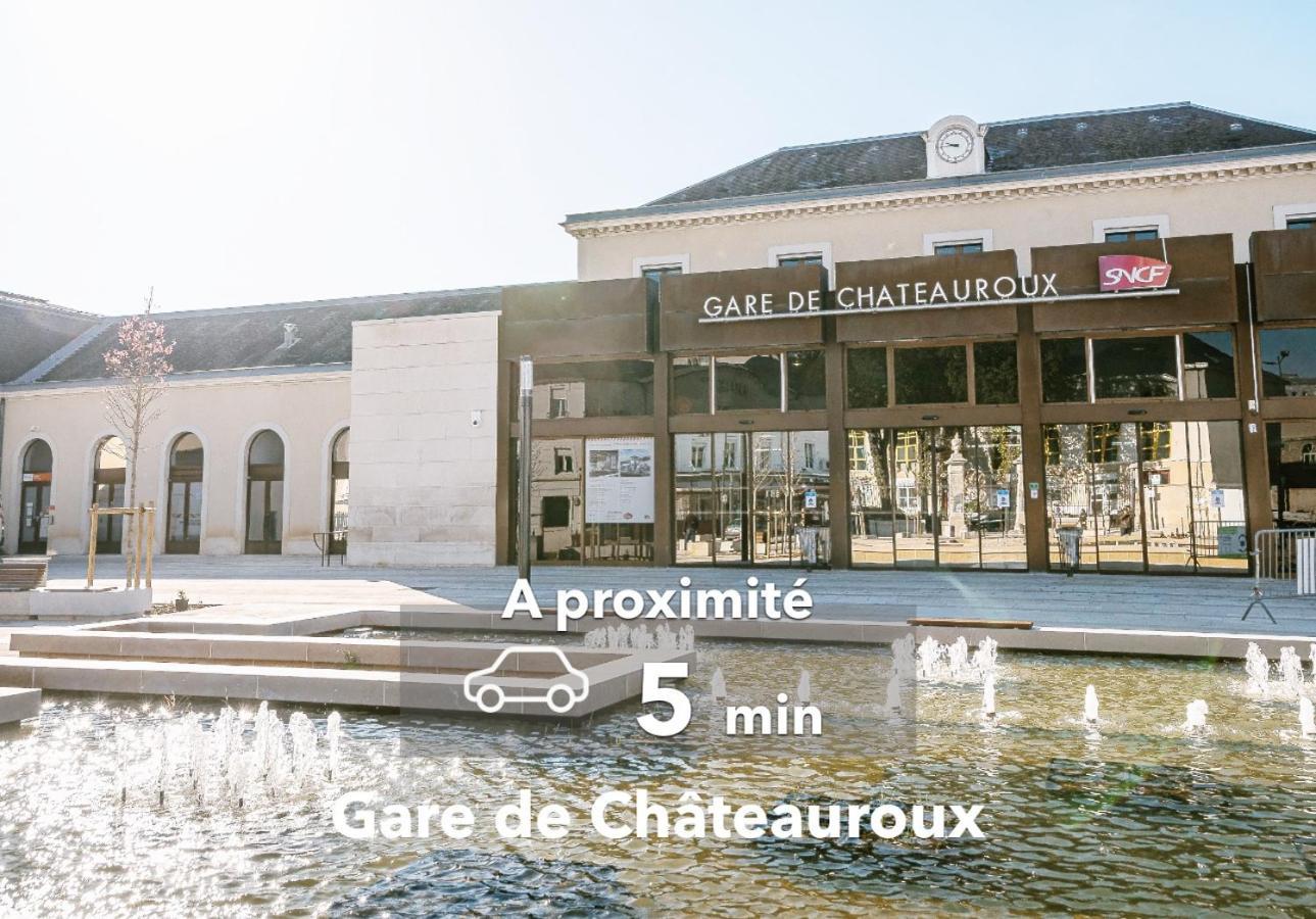 Le Boheme ⸱ Stationnement Gratuit ⸱ Fibre Apartment Deols ภายนอก รูปภาพ